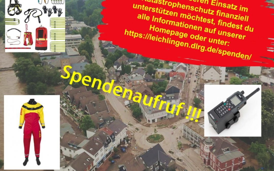 Spendenaufruf DLRG Ortsgruppe Leichlingen e.V.