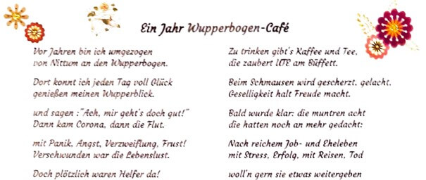Ein Gedicht für das Wupperbogen Cafe