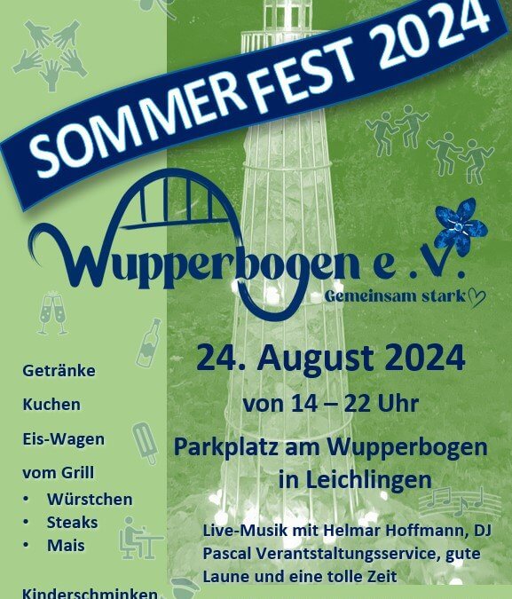 Sommerfest 2024 im Wupperbogen